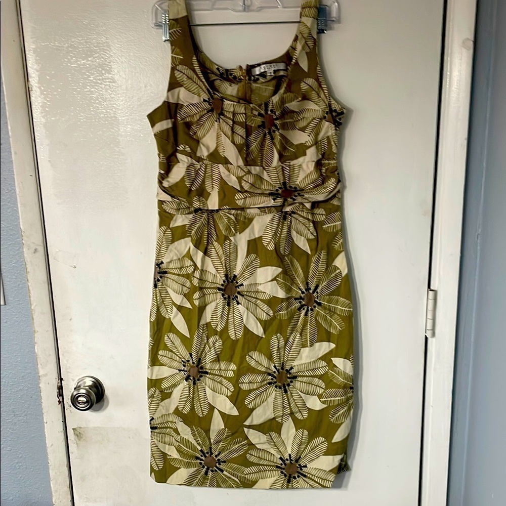 Nougat London Floral Olive Dress